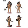 Stranger Things - Pack 4 figures Ghostbusters Dustin, Will, Mike and Lucas