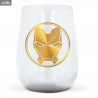 Marvel Avengers - Pack 2 glass Crystal Captain America and Iron Man