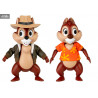 Disney Rescue Rangers - Figures Chip & Dale, Dynamic 8ction Heroes