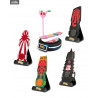 Back to the Future II - Pack 5 figures floating Hover Boards