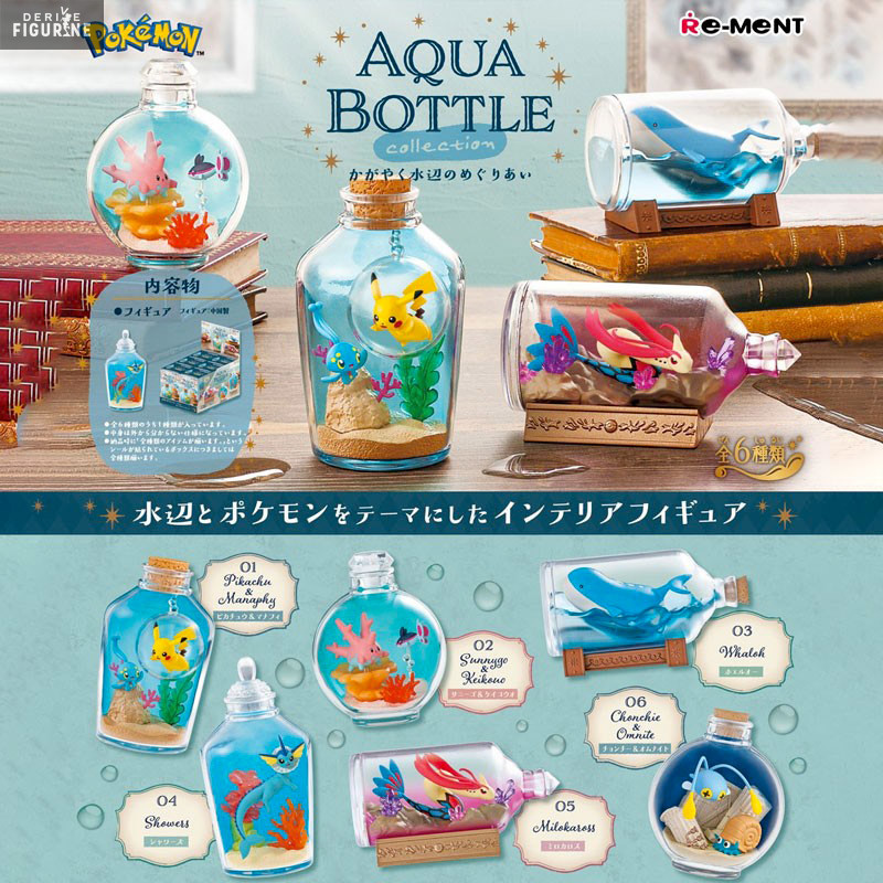 Pokémon - Figurine aléatoire Aqua Bottle