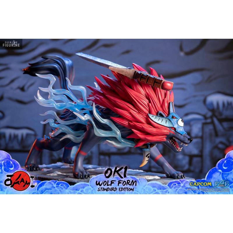 Okami - Figurine Oki (Wolf...