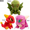 Dante the Fire Dragon, Cthulhu or Faust the Dark Dragon plush, Qreature Plush