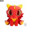 Peluche Dante the Fire Dragon, Cthulhu ou Faust the Dark Dragon, Qreature Plush