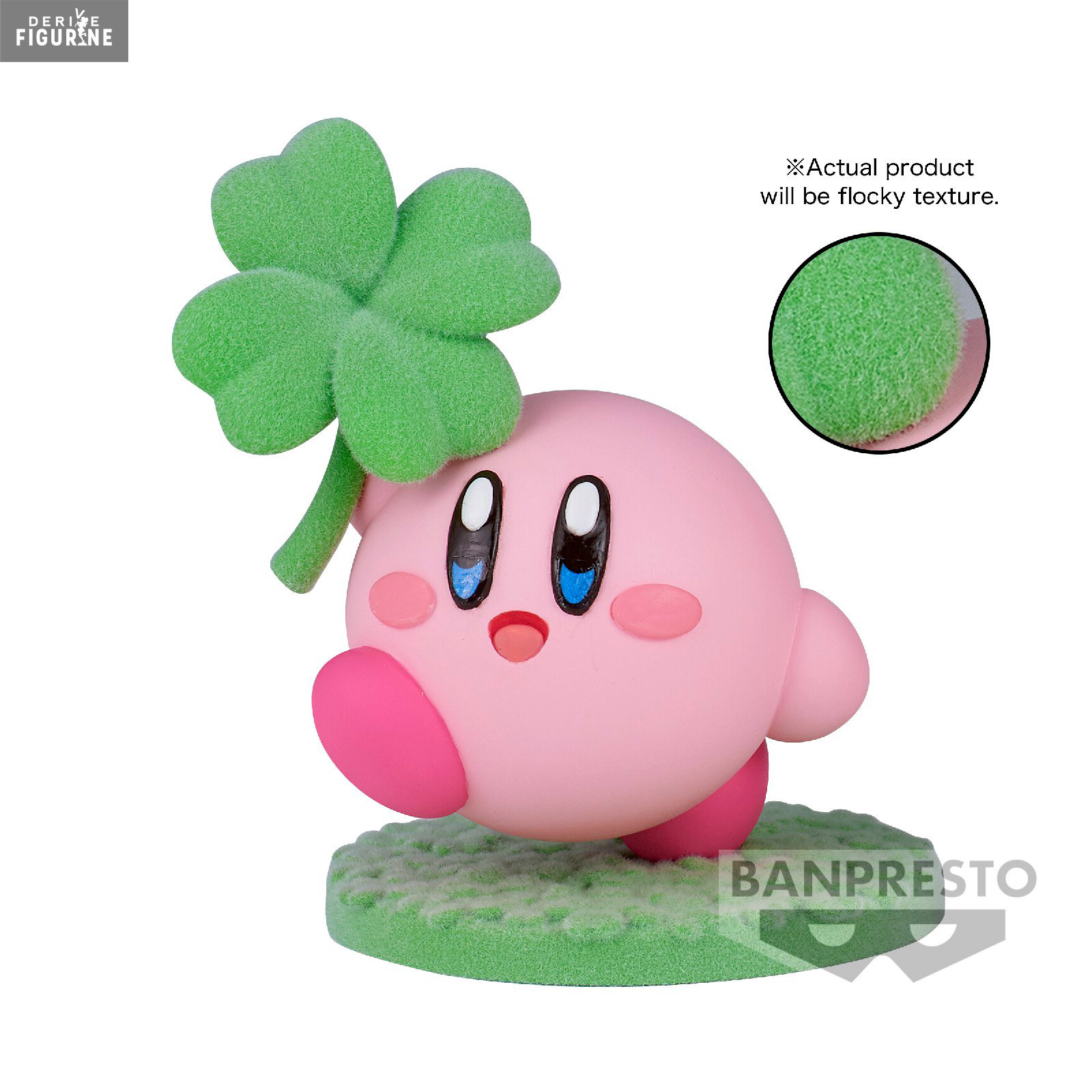 Figure Kirby with Clover, Kirby with Flowers or Waddle Dee, Fluffy