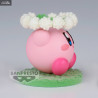 Kirby - Figure Kirby with Clover, Kirby with Flowers or Waddle Dee, Fluffy Puffy Play in the Flower