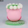 Kirby - Figure Kirby with Clover, Kirby with Flowers or Waddle Dee, Fluffy Puffy Play in the Flower
