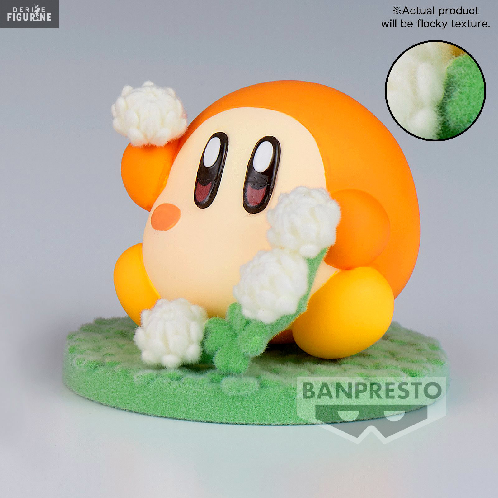 Figure Kirby with Clover, Kirby with Flowers or Waddle Dee, Fluffy