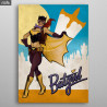 Poster métallique petit format DC Comics Bombshells au choix, Édition Limitée, vague 1