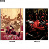 Poster métallique petit format Marvel, Deadpool au choix, Édition Limitée, vague 1