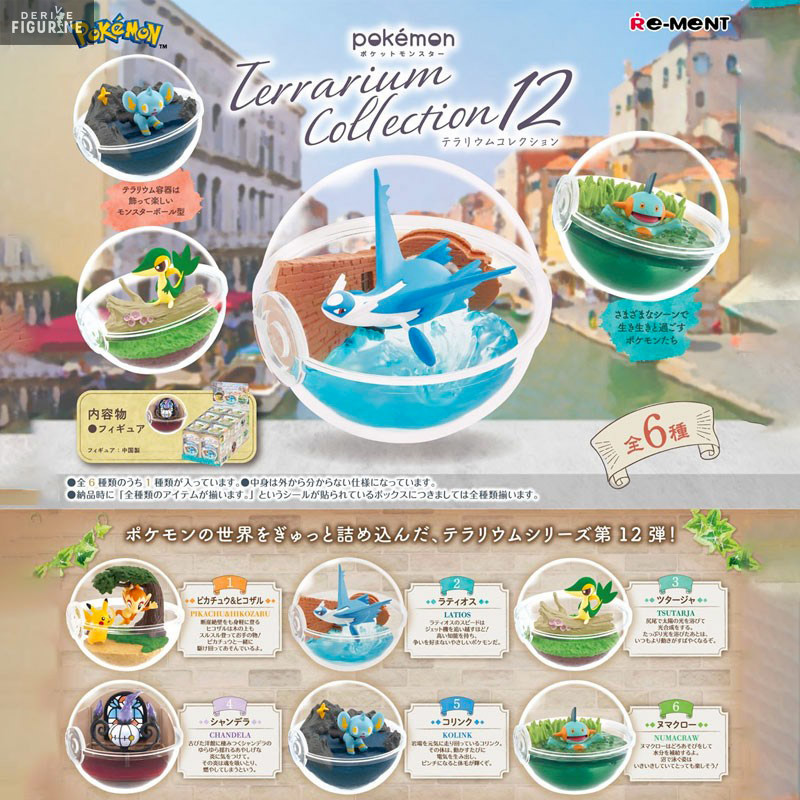 Pokémon - Pack 6 figurines Terrarium Vol.12