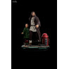 Star Wars - Figurine Obi-Wan & Young Leia, Deluxe Art Scale