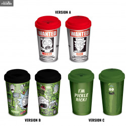 Rick and Morty travel mug...