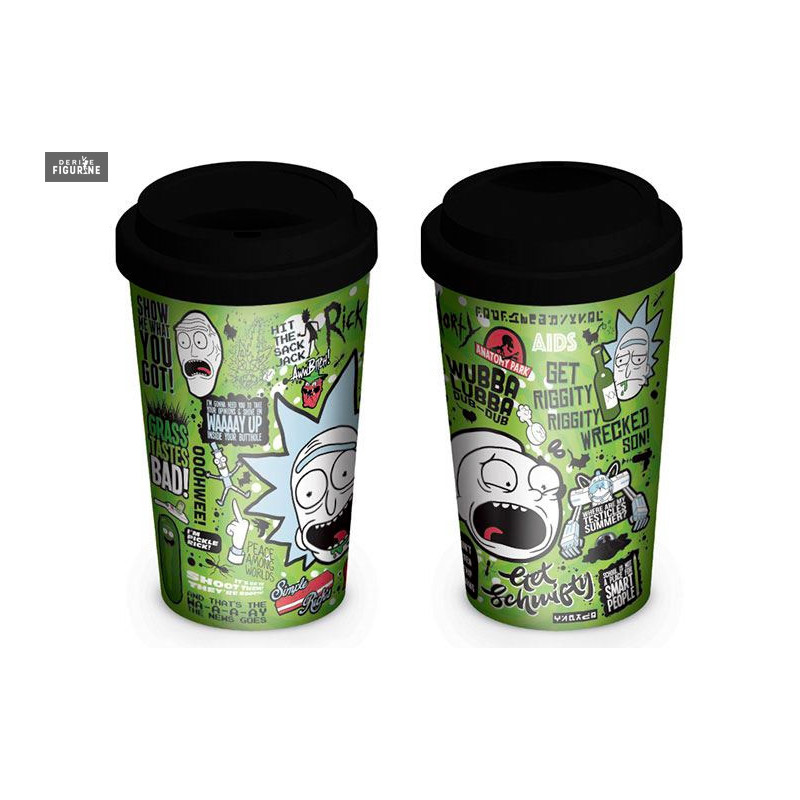 Rick and Morty travel mug...