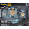 Pokémon - Pack figurines Squirtle, Wartortle & Blastoise, Select Evolution Multipack