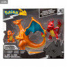 Pokémon - Pack figurines Salamèche, Reptincel & Dracaufeu, Select Evolution Multipack
