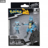 Pokemon - Pack 2 figurines Riolu & Lucario, Select Evolution Multipack