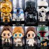 Star Wars - Leia, Luke, Han Solo, C-3PO, R2-D2, Dark Vador, Stormtrooper ou Boba Fett, Cosbi