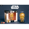 Star Wars - Leia, Luke, Han Solo, C-3PO, R2-D2, Dark Vador, Stormtrooper ou Boba Fett, Cosbi