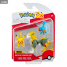Pokémon - Pack 3 figures Mudkip, Pikachu 1 and Boltund, Battle