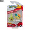 Pokémon - Pack 2 figures Cyndaquil & Larvitar, Battle