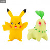 Pokémon - Pack 2 figures Chikorita & Pikachu, Battle
