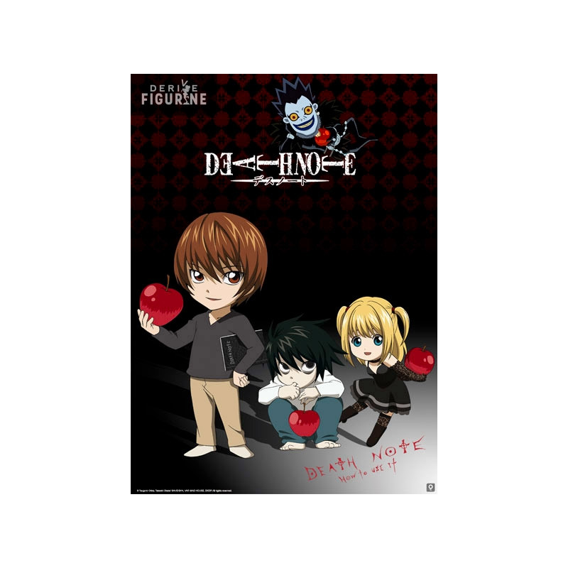 Poster Death Note - Chibis Misa, Light and L