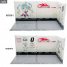Dioramansion - Figures decor for Nendoroid and FIGMA Racing Miku 2018 Pit of your choice