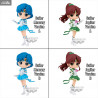 Pretty Guardian Sailor Moon Cosmos The Movie - Sailor Eternal Mercury or Jupiter figure A or B, Q Posket