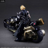 Final Fantasy VII Advent Children - Cloud Strife & Fenrir figure, Play Arts Kai