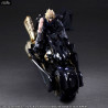 Final Fantasy VII Advent Children - Cloud Strife & Fenrir figure, Play Arts Kai
