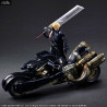 Final Fantasy VII Advent Children - Figurine Cloud Strife & Fenrir, Play Arts Kai