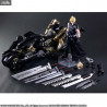 Final Fantasy VII Advent Children - Cloud Strife & Fenrir figure, Play Arts Kai