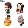 Demon Slayer: Kimetsu no Yaiba - Pack figures Tanjiro, Nezuko, Zenitsu and Inosuke, Chokotto Hikkake Petit