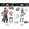 Removable mini stickers Naruto Shippuden - Sakura and Gaara