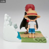 One Piece - Figurine Monkey D. Luffy & Shanks, WCF Log Stories