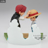 One Piece - Figurine Monkey D. Luffy & Shanks, WCF Log Stories