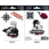 Mini stickers repositionnables Vampire Knight - Kaname Kuran et Zero Kiryu