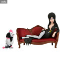 PRE ORDER - Elvira, Mistress of the Dark - Figure Elvira on Couch, Toony Terrors