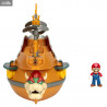 Nintendo Super Mario - Figurine Deluxe Aeronave Bowser, playset Deluxe