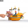 Nintendo Super Mario - Figurine Deluxe Aeronave Bowser, playset Deluxe