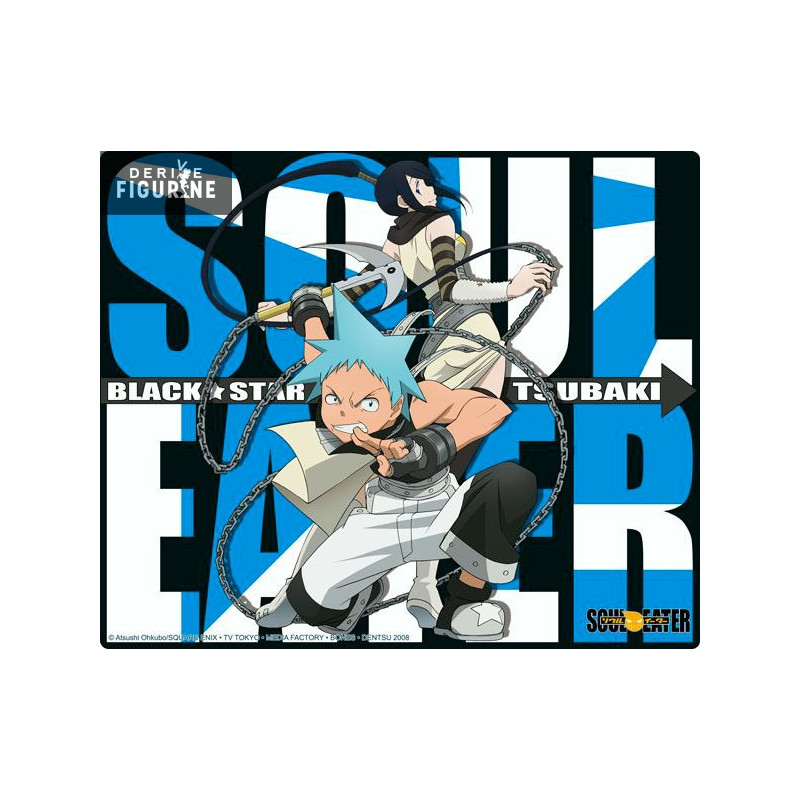 Soul Eater Mouse pad - Black Star and Tsubaki