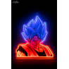 Dragon Ball - Lampe Murale LED Super Saiyen Goku, Blue, Dragon Ball ou Shenron