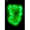 Dragon Ball - Lampe Murale LED Super Saiyen Goku, Blue, Dragon Ball ou Shenron