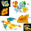 PRE ORDER - Pokémon - Wall Lamp LED Starter Group, Dracaufeu or Pikachu