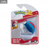 Pokémon - Figurine Wattouat, Férosinge, Marisson, Feunnec ou Goupix + Ball, Clip'n'Go Poké Balls