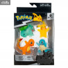 Pokémon - Complete Pack or figure Bulbasaur, Pikachu, Squirtle or Charmander (transparent), Select Battle