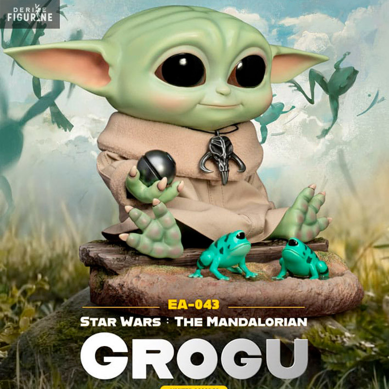 Star Wars The Mandalorian - Figurine Grogu, Egg Attack