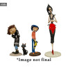 Coraline - Pack 4 figurines Wybie, Beldam, Coraline et le chat, Best Of
