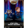 Marvel Guardians of the Galaxy 3 - Pack 2 figures Star Lord & Rocket Raccoon, Mini Egg Attack
